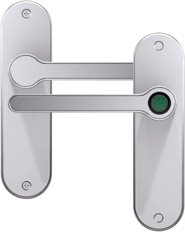 Blusafe Breeze Fingerprint Internal Door Handle Long Backplate