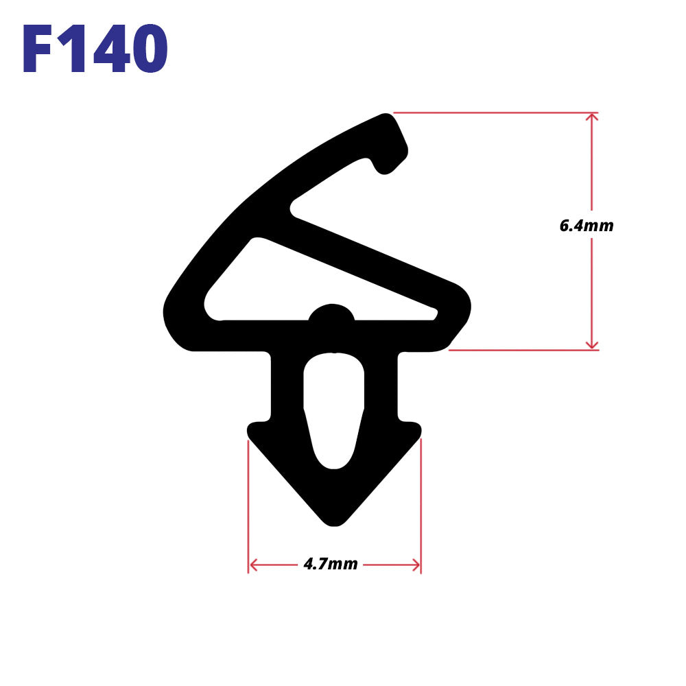 Window & Door Bubble Gasket Rubber Seal Draught Excluder