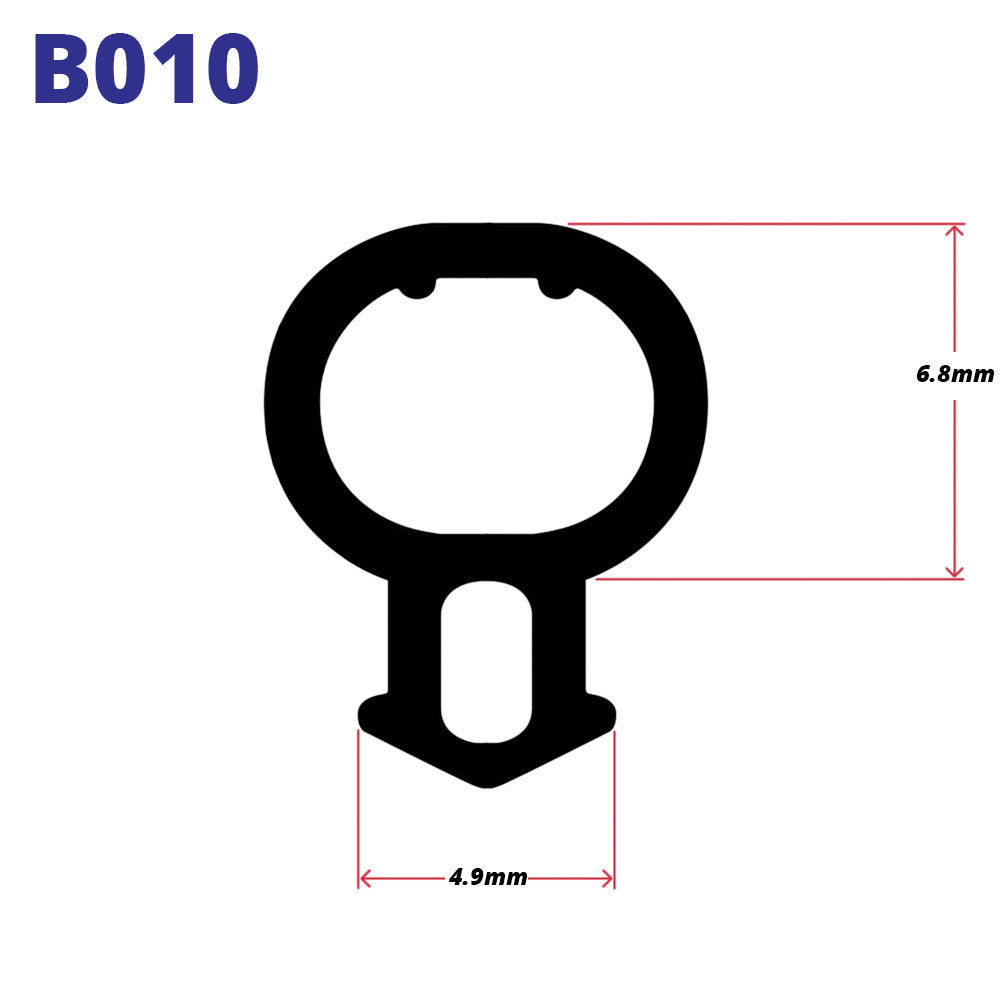 Window & Door Bubble Gasket Rubber Seal Draught Excluder