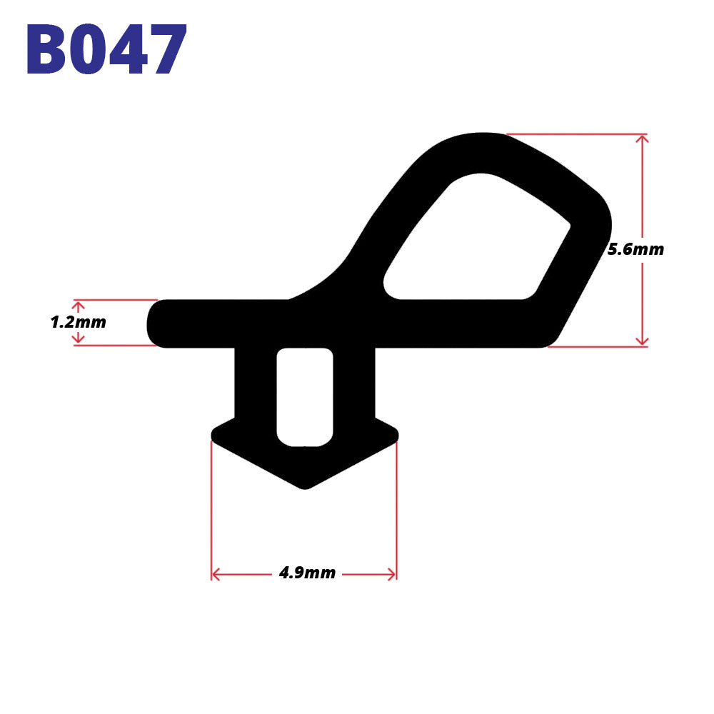 Window & Door Bubble Gasket Rubber Seal Draught Excluder