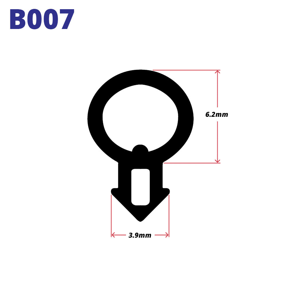Window & Door Bubble Gasket Rubber Seal Draught Excluder