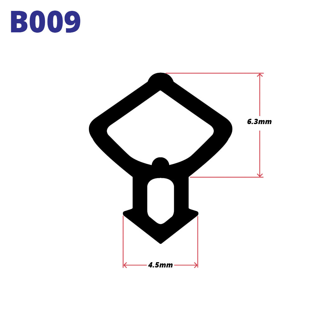 Window & Door Bubble Gasket Rubber Seal Draught Excluder