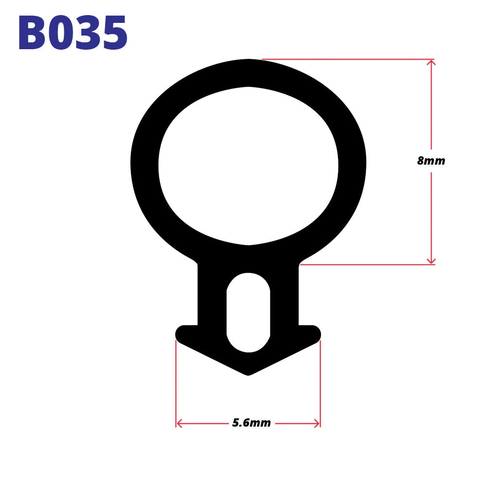 Window & Door Bubble Gasket Rubber Seal Draught Excluder