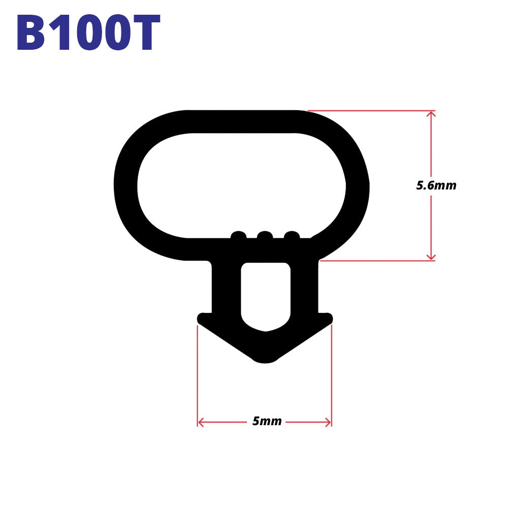 Window & Door Bubble Gasket Rubber Seal Draught Excluder