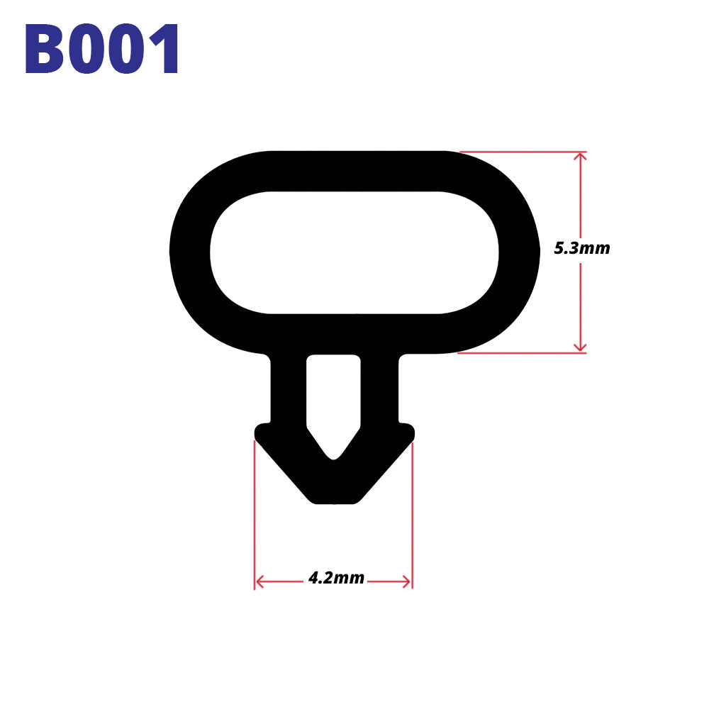 Window & Door Bubble Gasket Rubber Seal Draught Excluder
