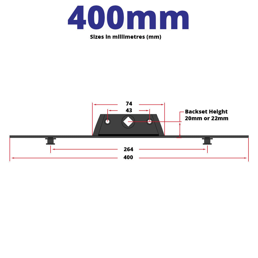 Maco Inline Espag UPVC Window Lock Mechanism Rod
