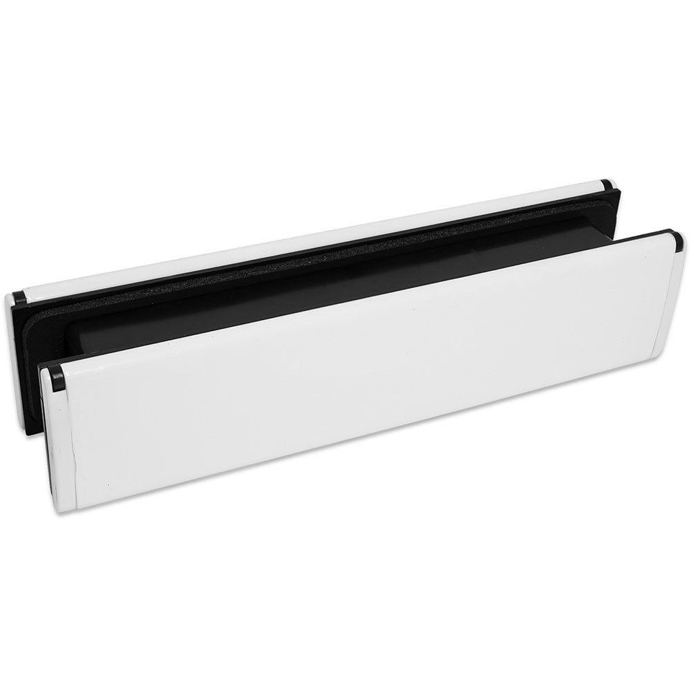 Trojan Unicorn uPVC Door Letterbox White