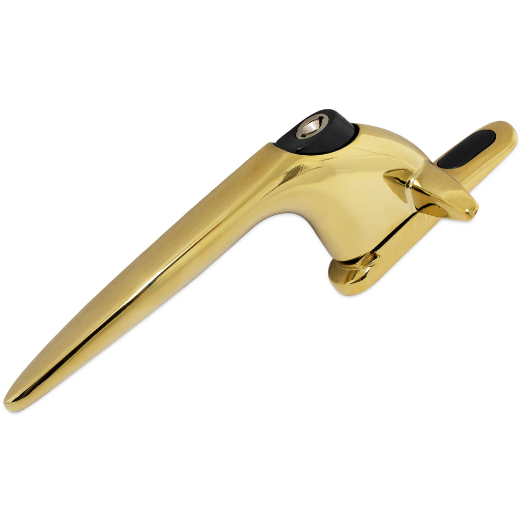 Trojan Cockspur Window Handle Gold