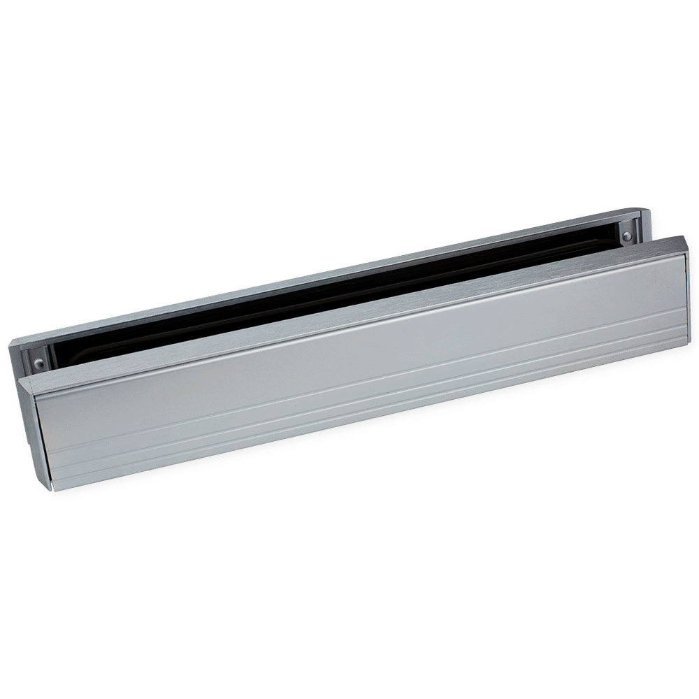 Yale Slimmaster Slimline Door Letterbox Satin Silver