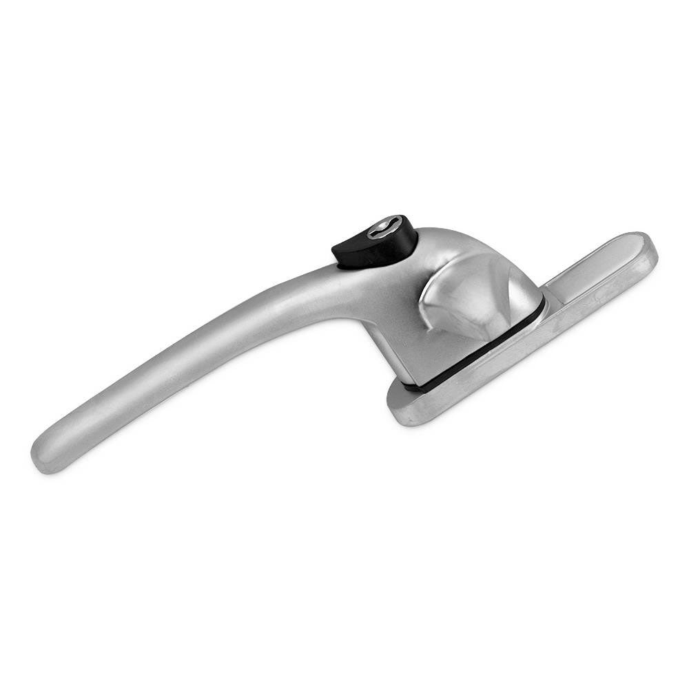 universal cockspur window handle satin silver