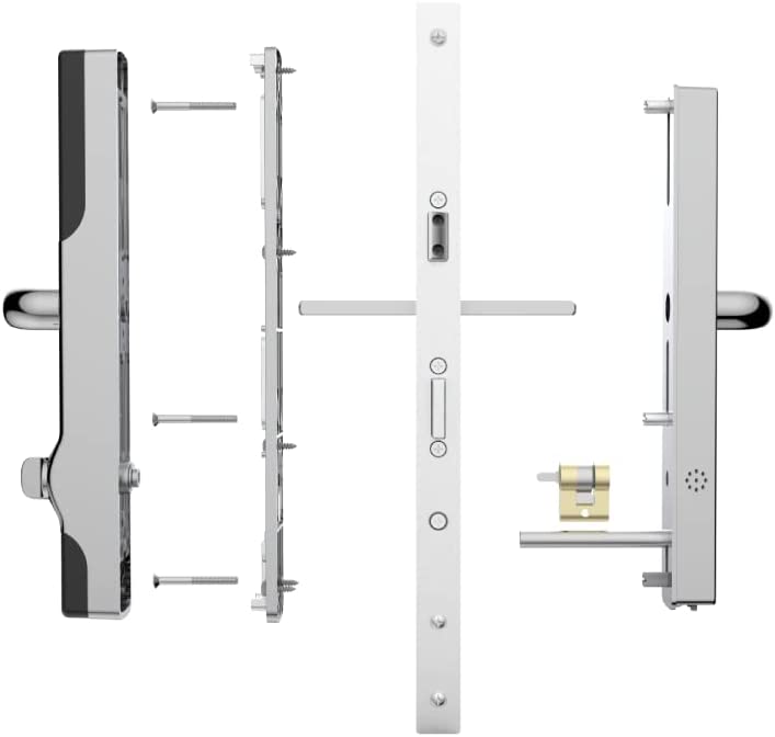 blusafe origin smart fingerprint door handle guide