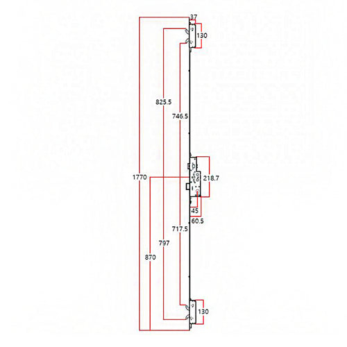 Avocet Affinity Bastion Composite Door Lock Technical Details
