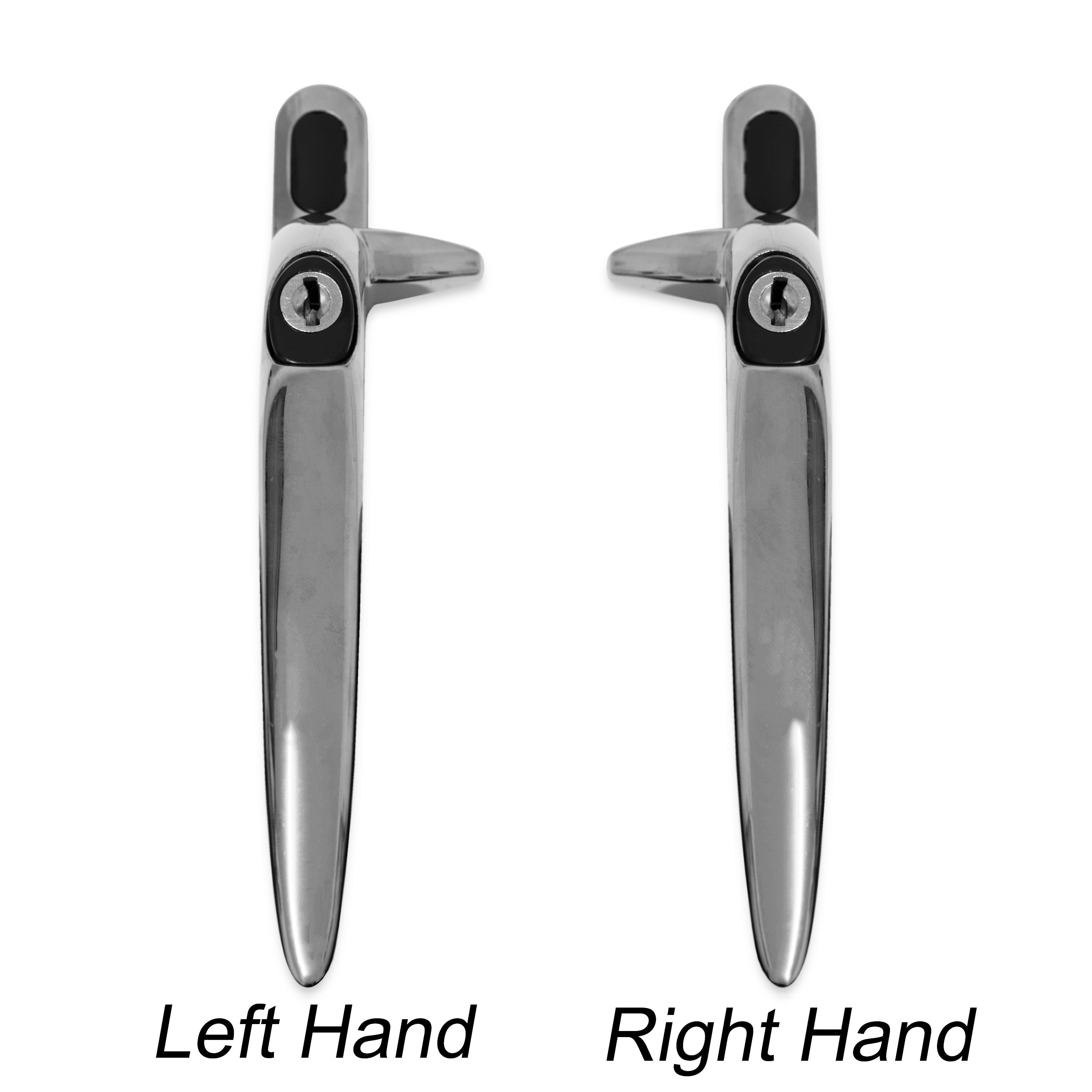Trojan Cockspur Window Handle Chrome