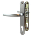 92 PZ 210mm Fixings Silver Door Handle Thumbnail