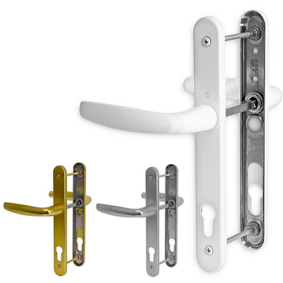 Hoppe Roto Atlanta 92mm PZ uPVC Door Handle 200mm Fixing Centres