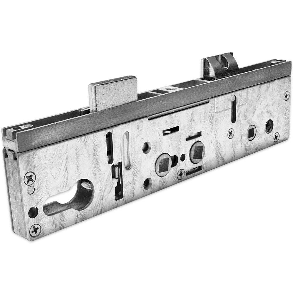 Lockmaster Double Spindle Replacement Door Lock Gearbox Centre Case 45mm Side View