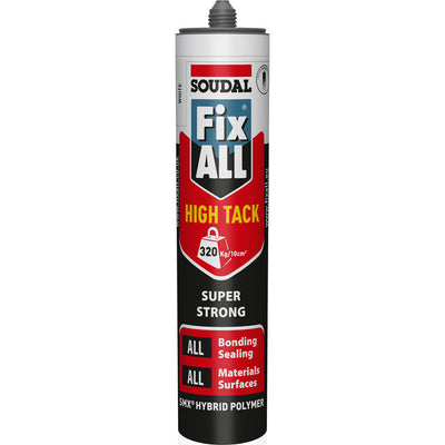 Soudal Fix All High Tack Adhesive Sealant White