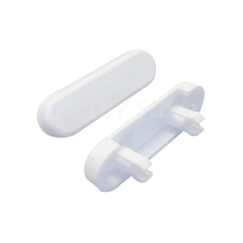 uPVC Door &amp; Window Drainage Cover Caps White