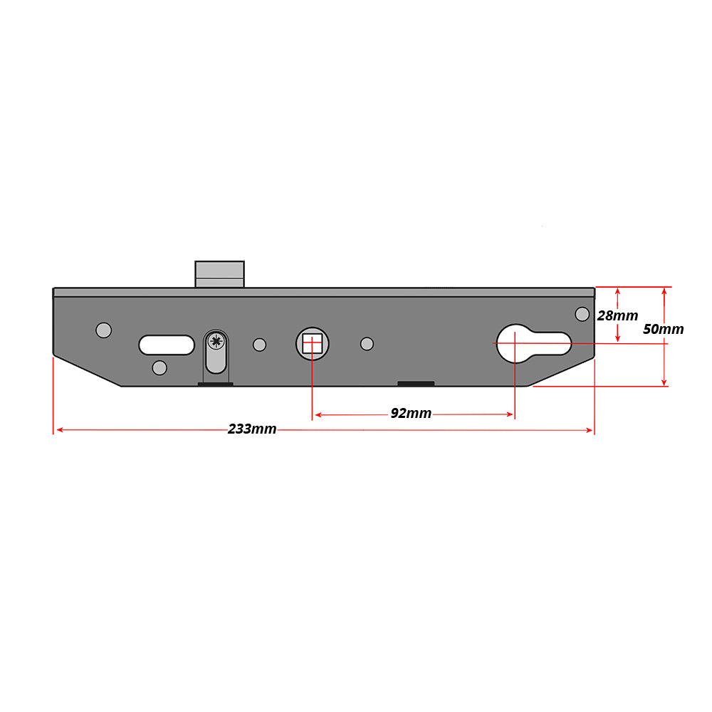 Mila Coldseal Latch Only Replacement Door Lock Gearbox Thumnail