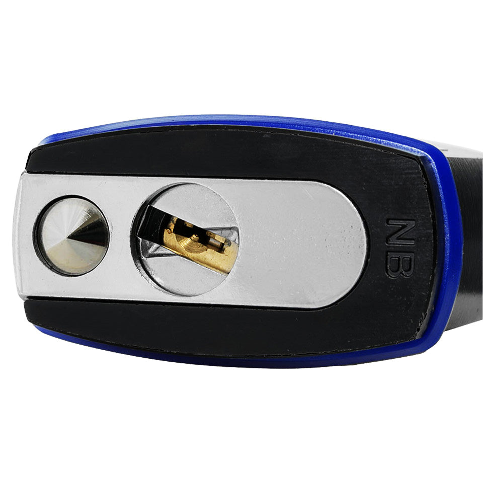 Federal Lock 730 Solid Steel Padlock - Sold Secure Silver CEN4