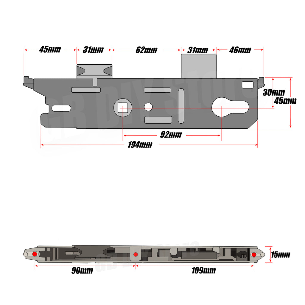 Fuhr Multipoint Lock Replacement Technical Details
