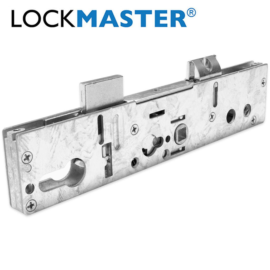 Lockmaster Single Spindle Replacement Door Lock Gearbox Centre Case 35mm Side View