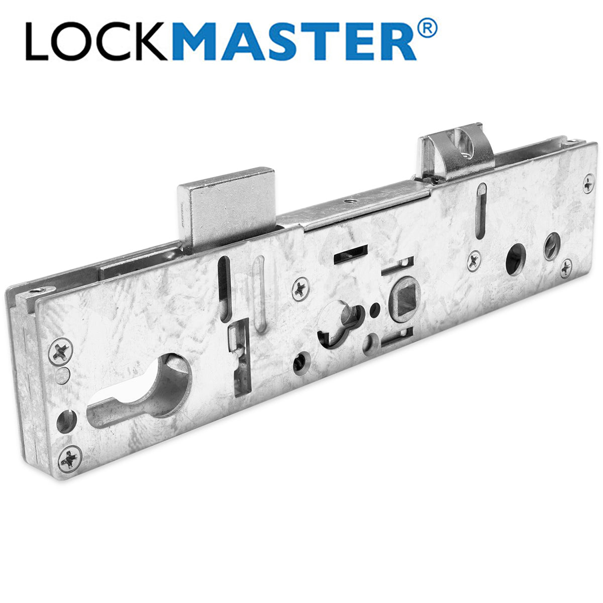 Lockmaster Single Spindle Replacement Door Lock Gearbox Centre Case 35mm Side View