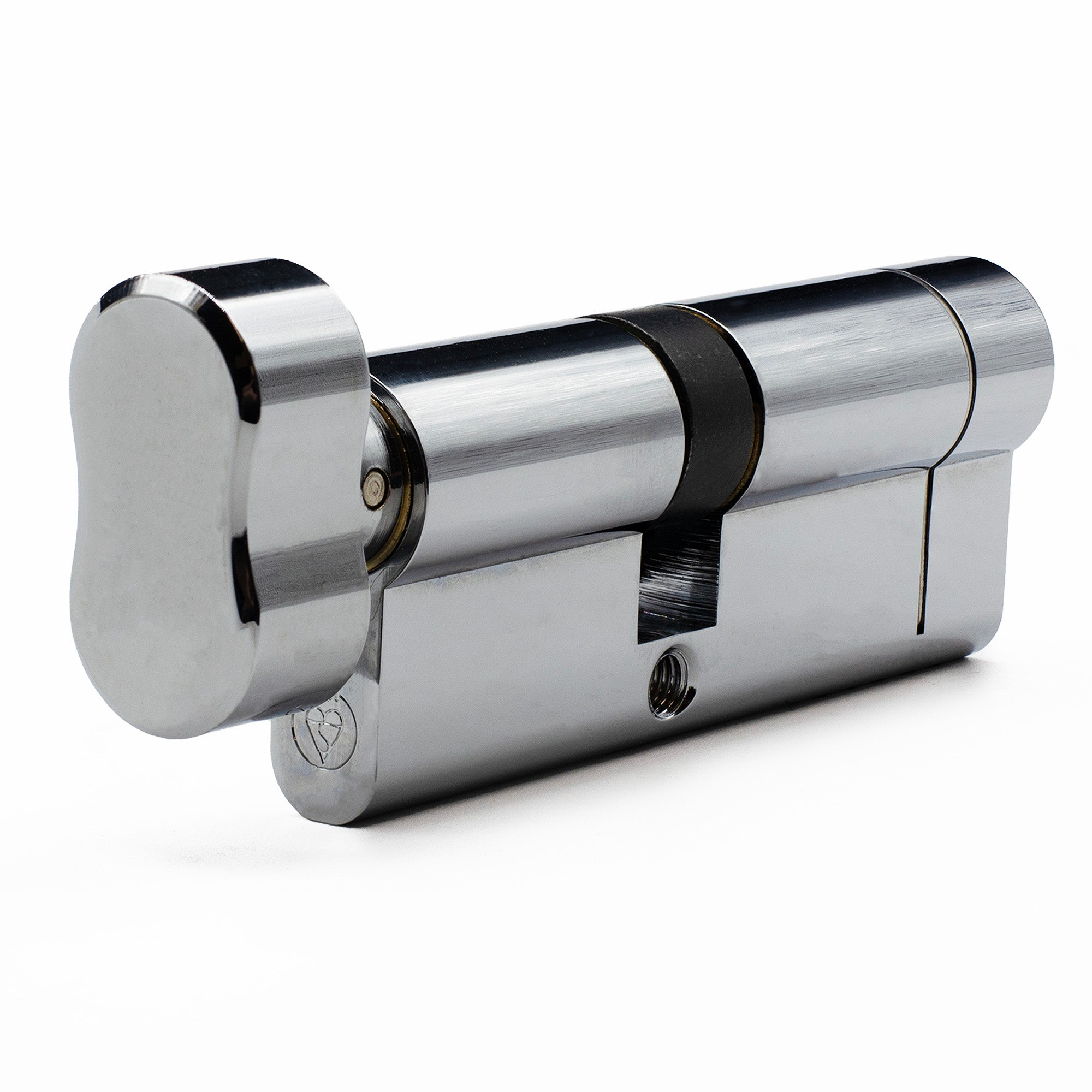 SHIELD HARDWARE Euro Cylinder Door Lock Thumbturn TS007 1 Star Chrome