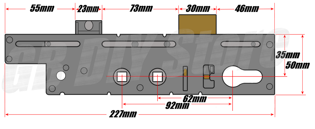 Fullex Crimebeater 35mm Double Spindle Gearbox Technical Details