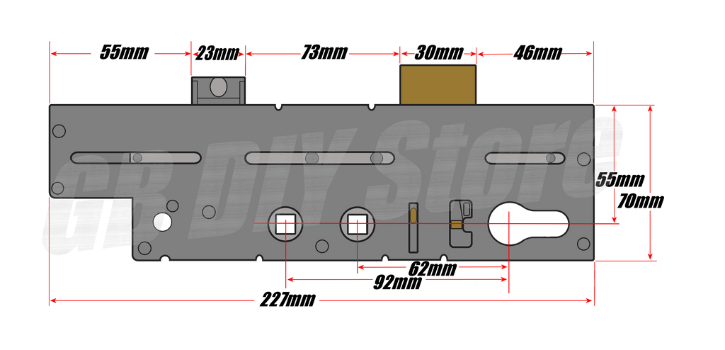 Fullex Crimebeater 55mm Double Spindle Gearbox Technical Details