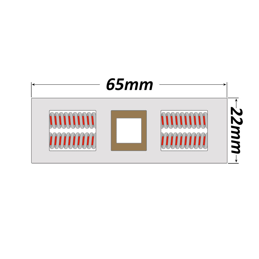 upvc door handle spring cassette pair measurements