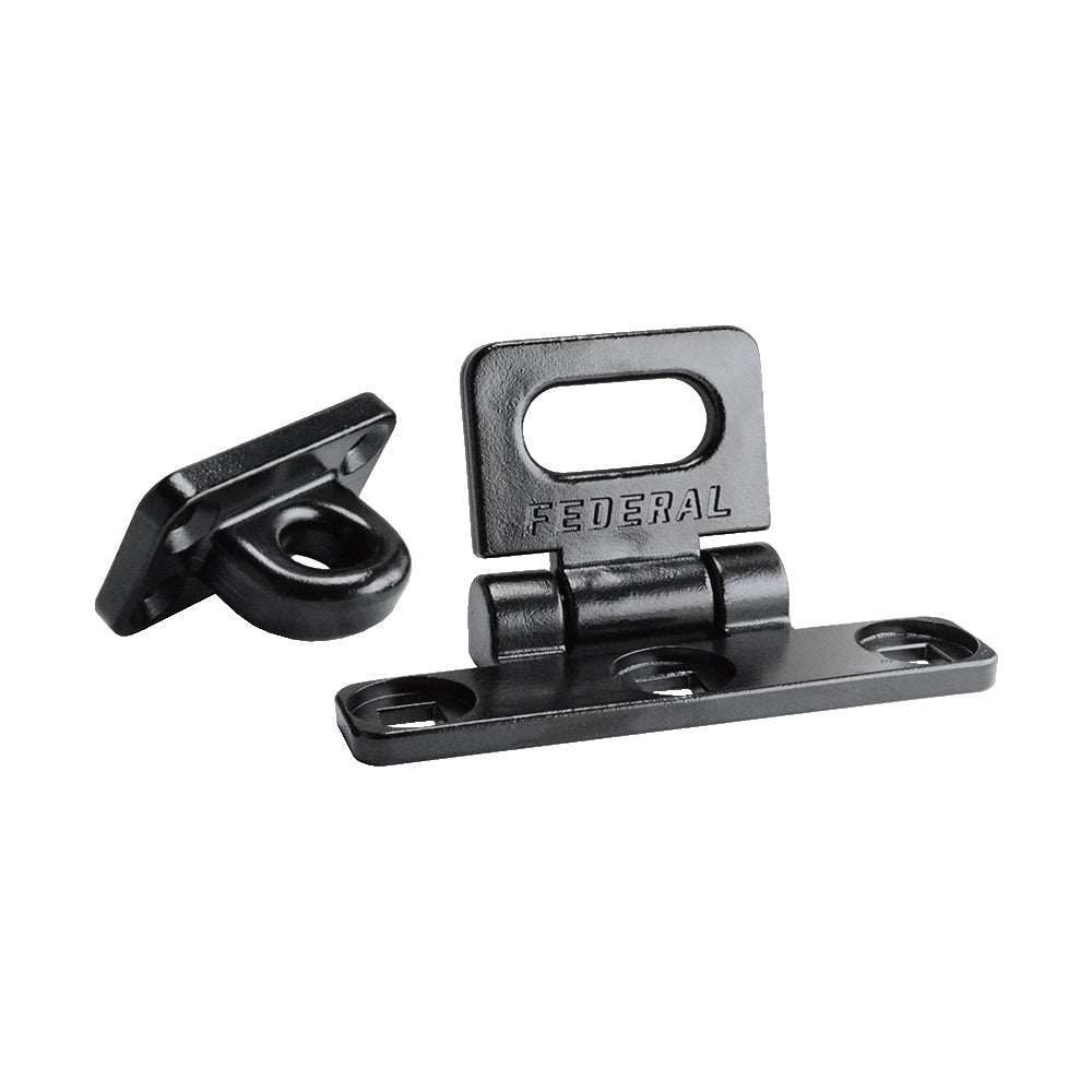 FEDERAL LOCK HASP AND STAPLE 701 E COATED BODY