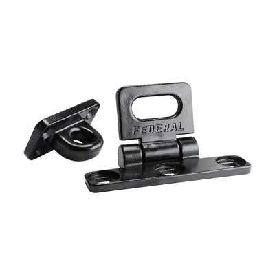 Federal Lock Hasp And Staple 701HS E Coated Black 60mm