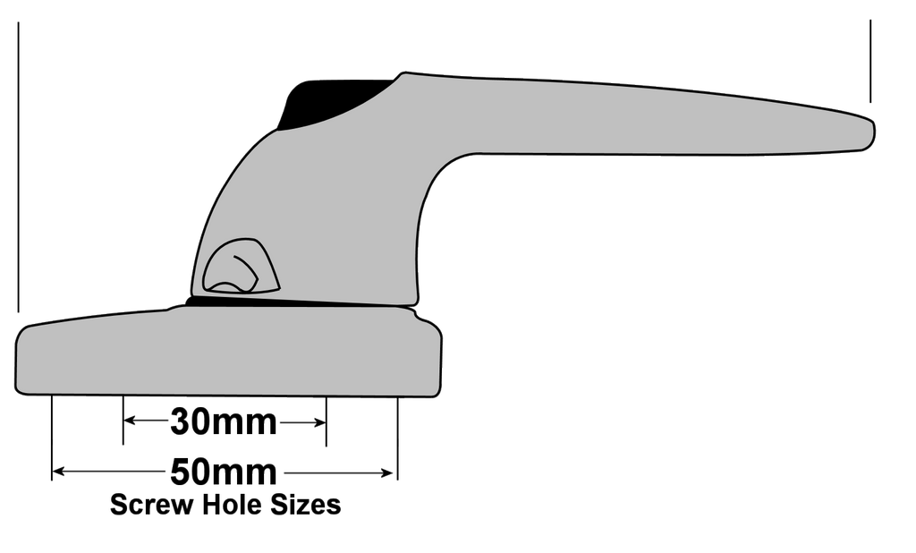 Trojan Cockspur Window Handle Technical Details