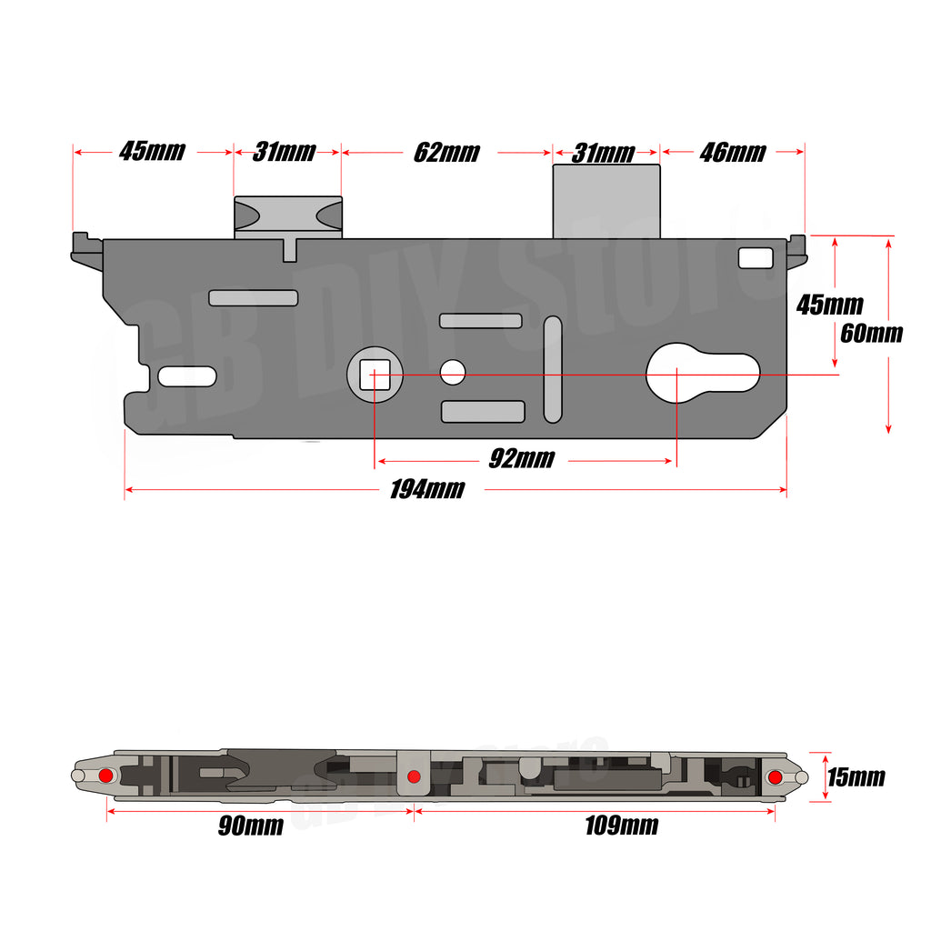Fuhr Multipoint Lock Technical Details