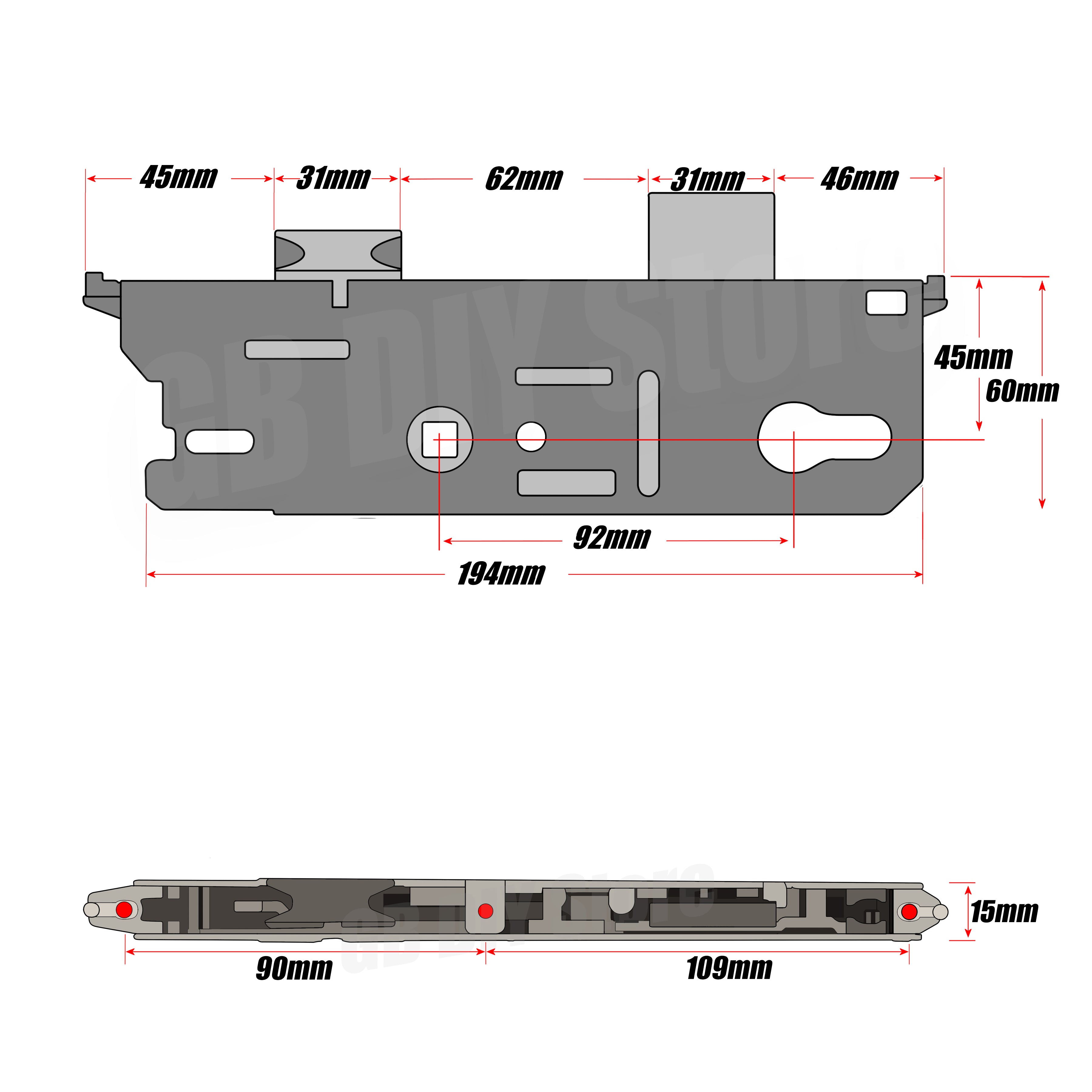 Fuhr Multipoint Lock Technical Details
