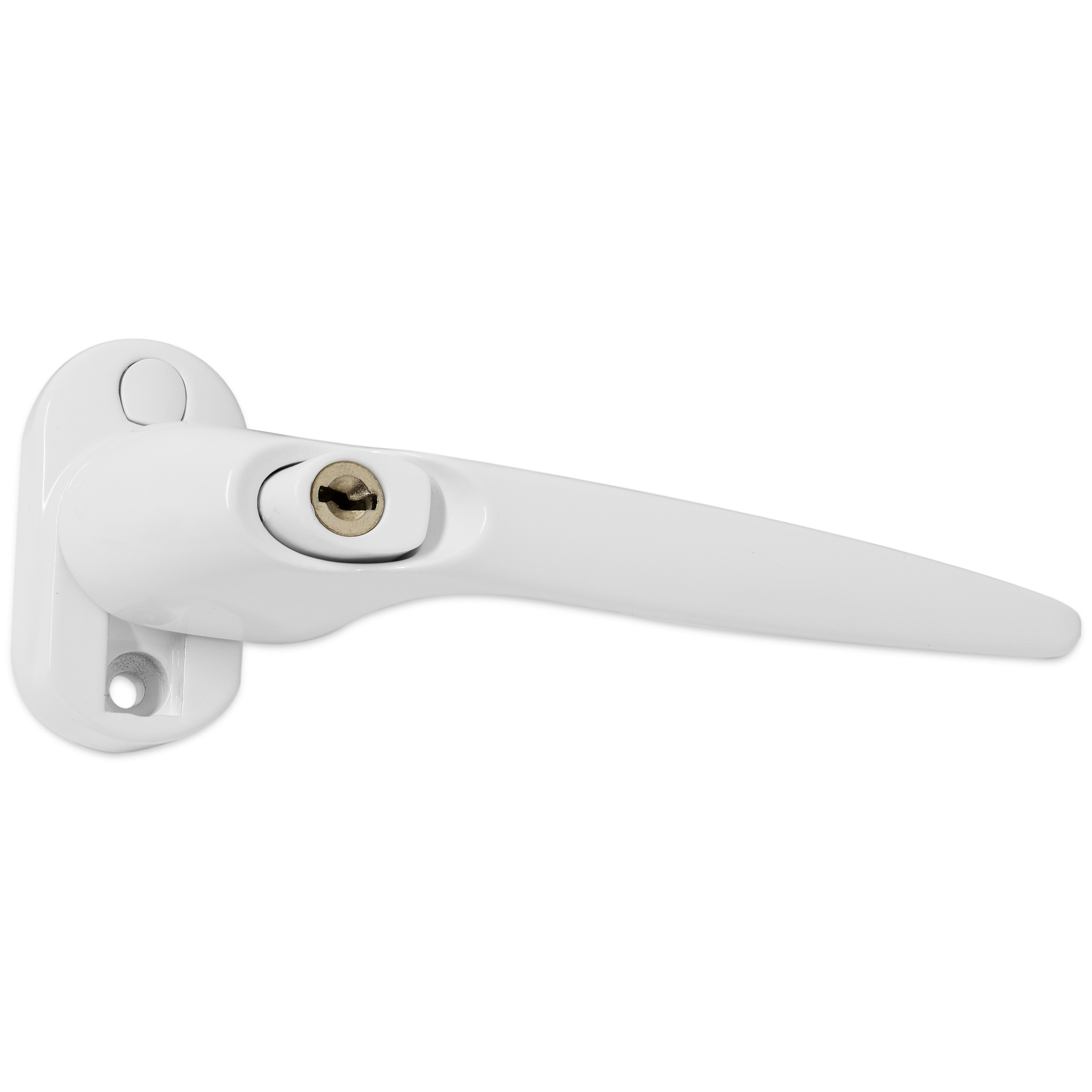 Trojan Tilt &amp; Turn Window Handle 50mm White Close Up Front