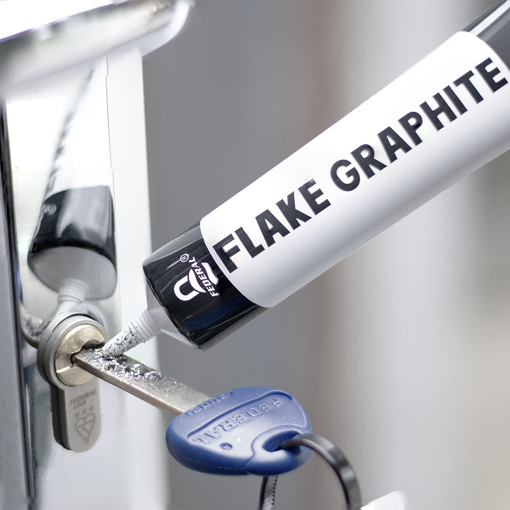 federal lock graphite powder on key