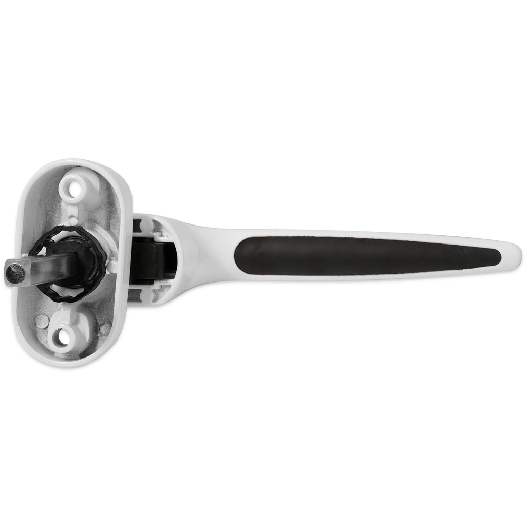 Trojan Tilt &amp; Turn Window Handle 50mm Close Up Rear