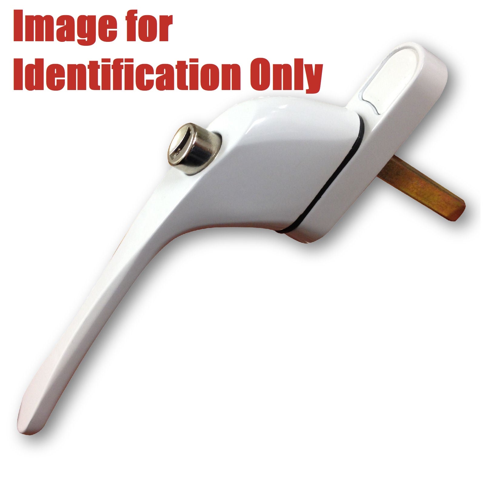 White Window Handle