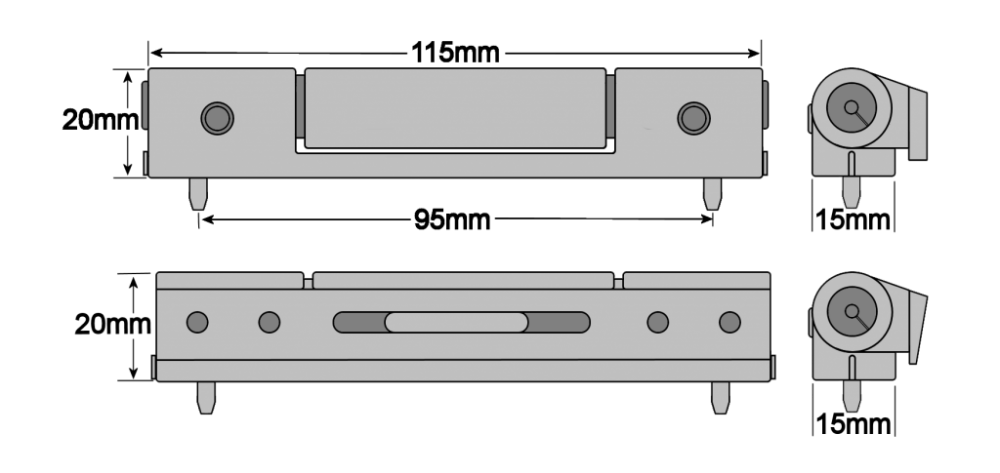 Avocet uPVC Door Butt Hinge Technical Details