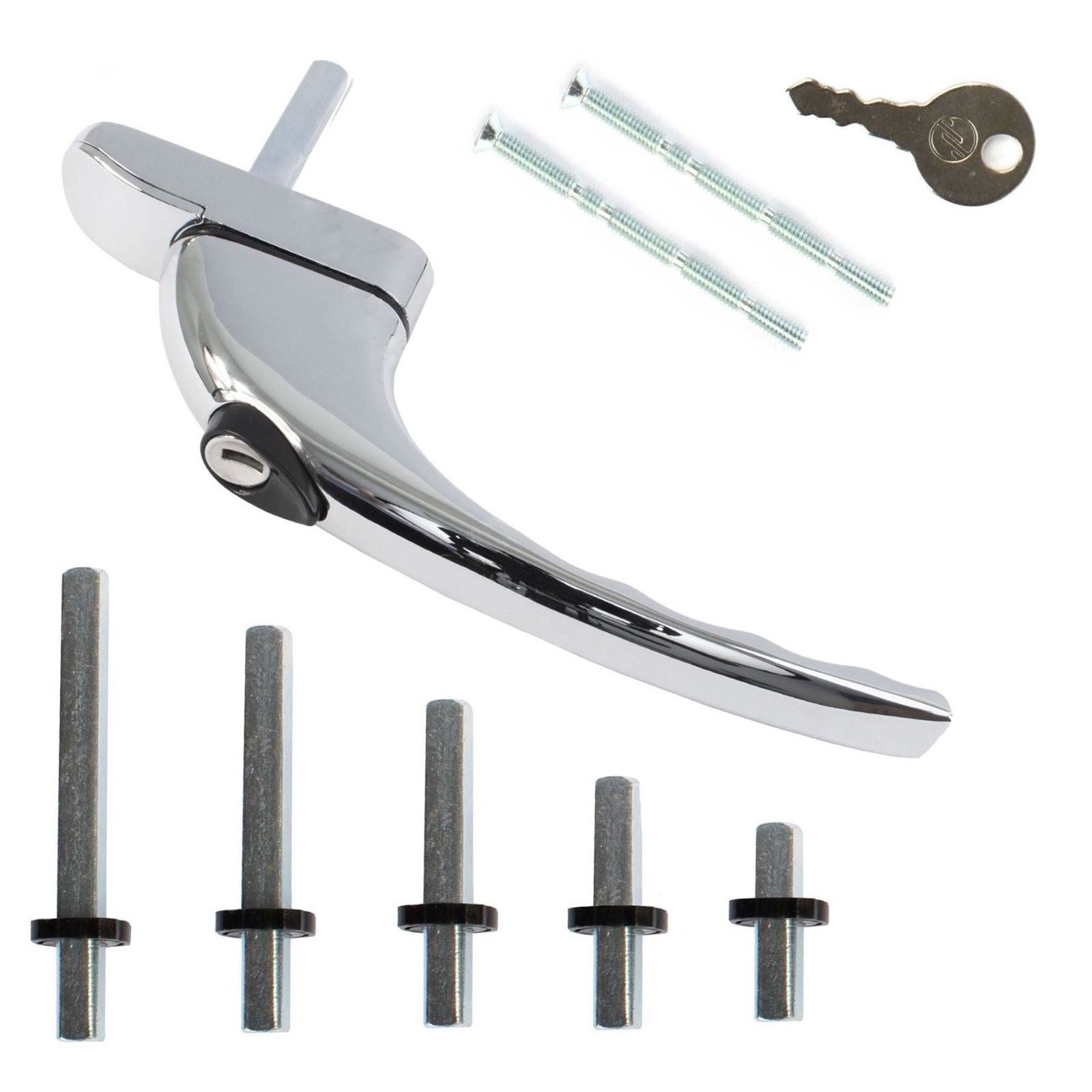 Mila Prolinea Window Handle Chrome