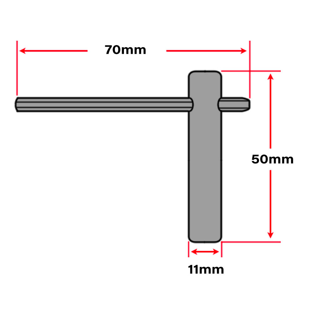 Trojan 3D Composite Hinge Spanner Adjustment Tool