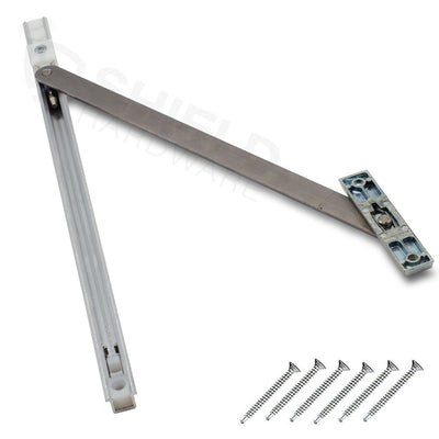 uPVC Door Restrictor Arm Stay - Hold Open 90 Degrees