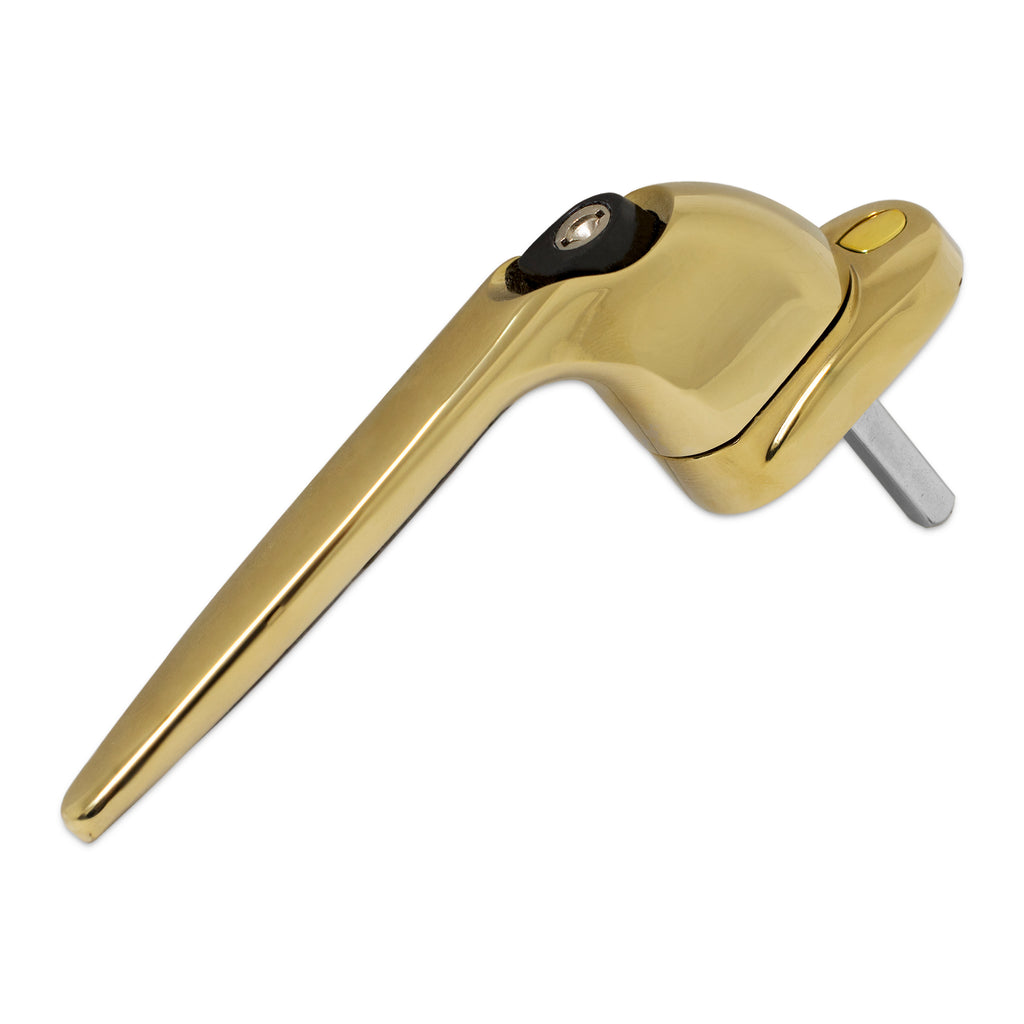 Trojan Tilt &amp; Turn Window Handle 50mm Gold