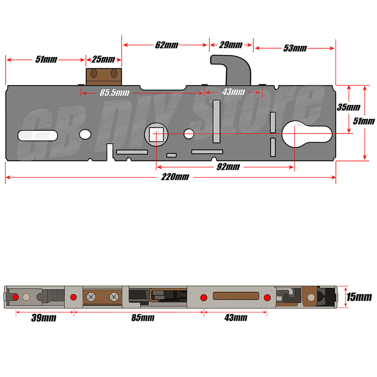 ERA 35mm Gearbox Hook Version Technical Details