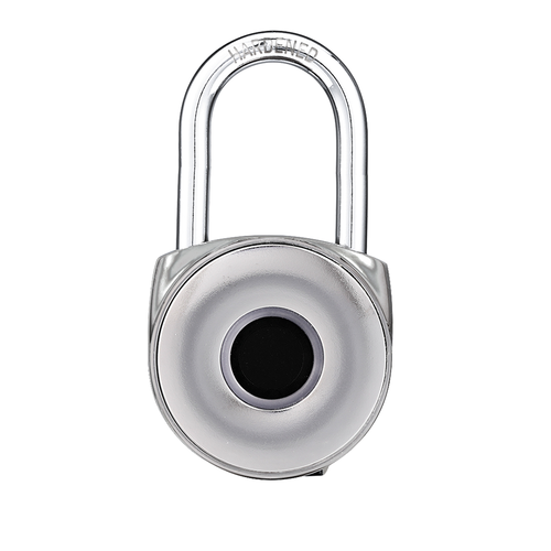 blusafe mirage fingerprint padlock chrome