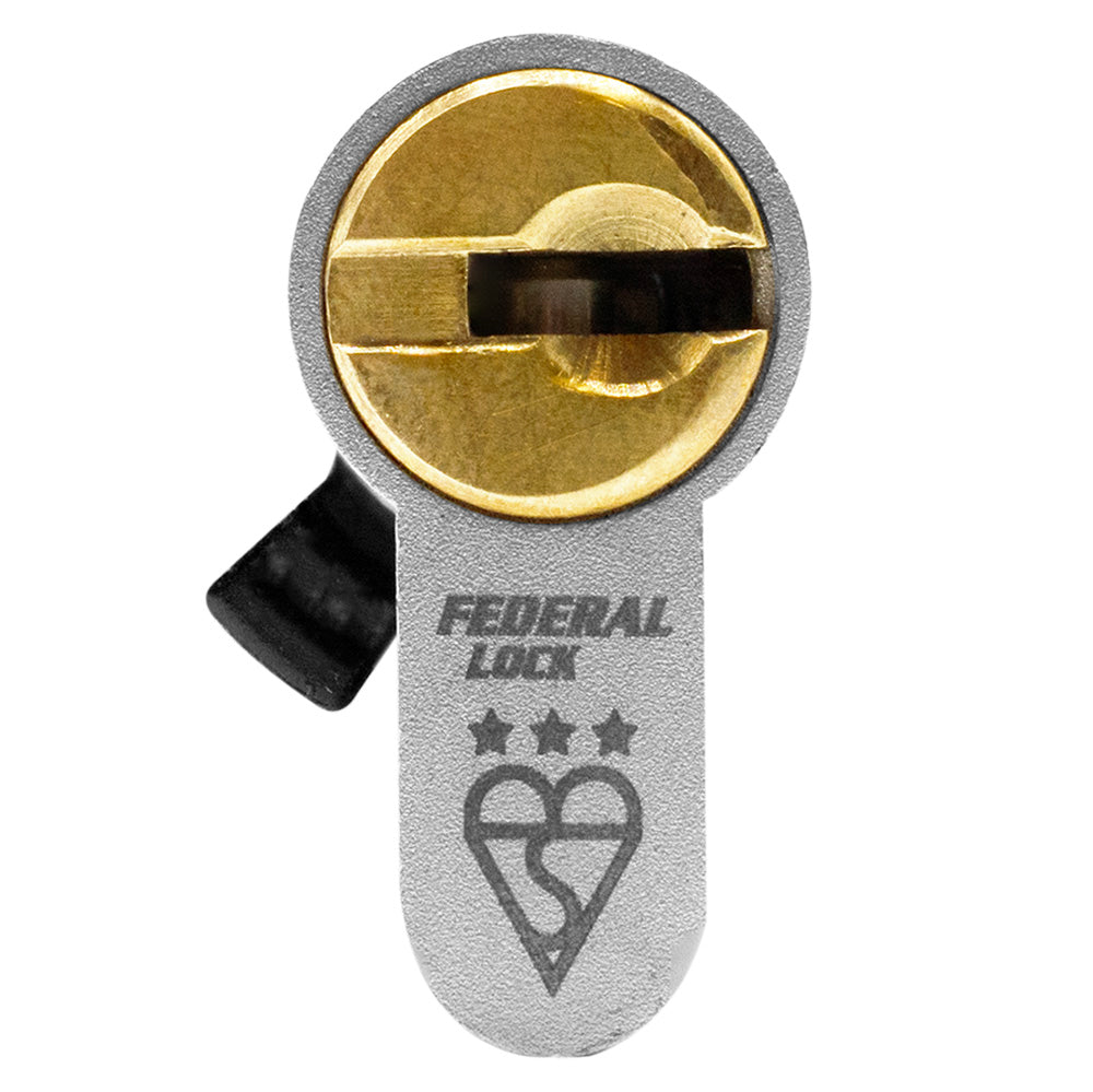 Federal 3 Star TS007 Euro Cylinder Thumb Turn Sold Secure Diamond Door Lock 5 Keys