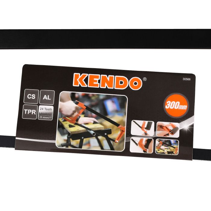 Kendo Professional Hacksaw 300mm Includes 24TPI High Carbon Steel Blade