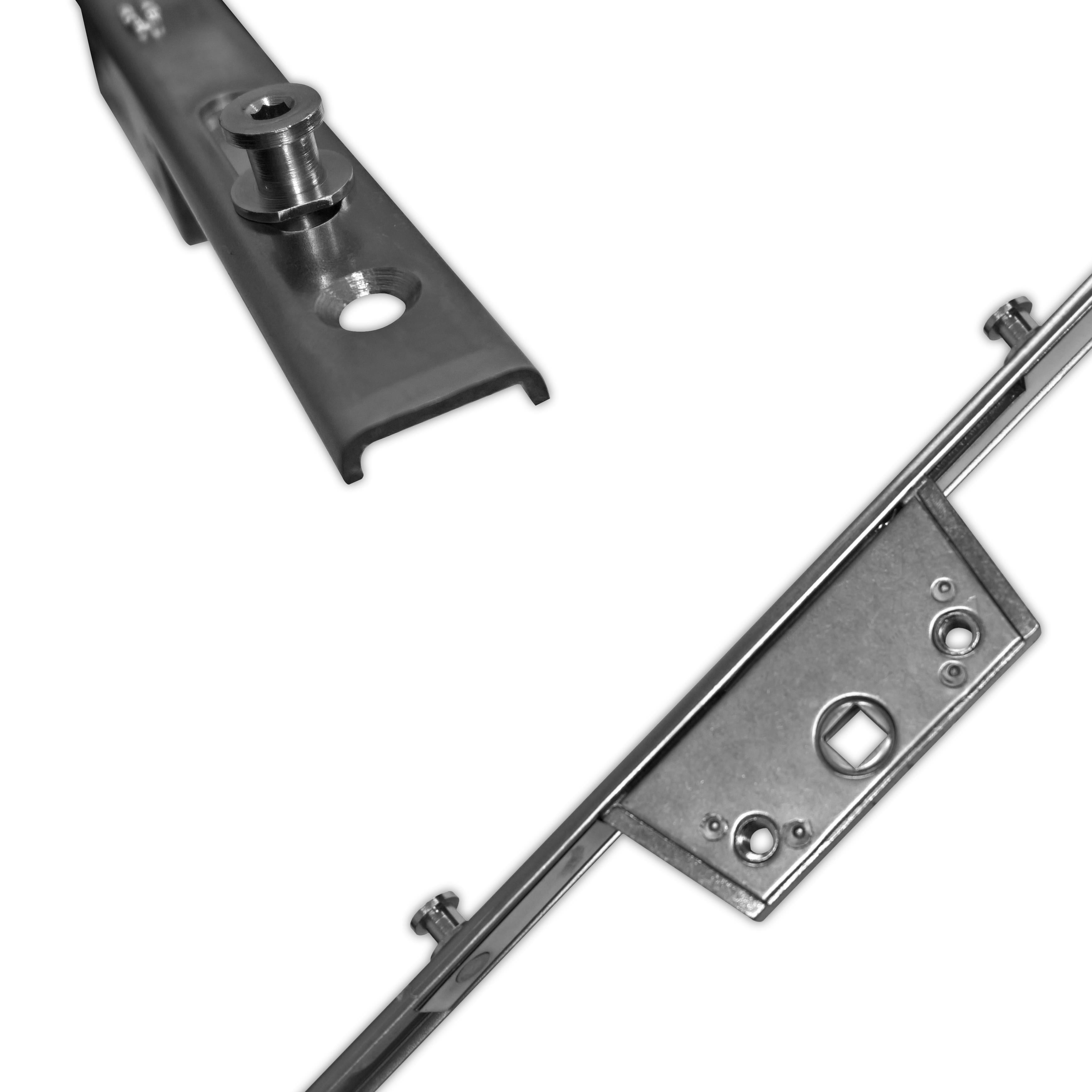 Avocet Offset Espag Rod U Rail Window Locking Mechanism Close Up